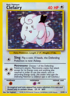 Clefairy 5/102